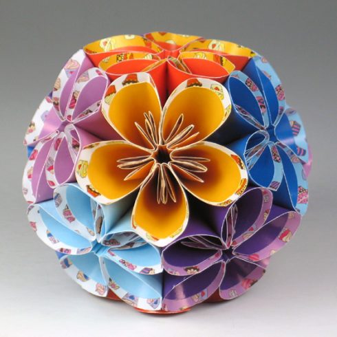 Kusudama blomsterbollar
