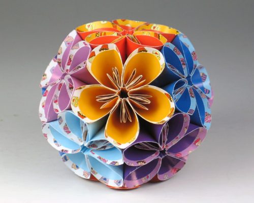 Kusudama blomsterbollar