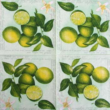 En servett, lime