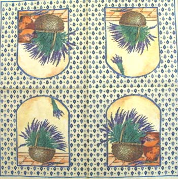 Lautasliina, laventeli