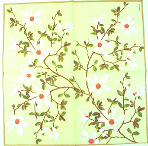 Lautasliina, magnolia