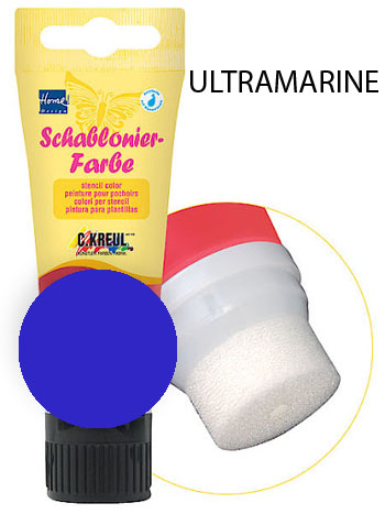 Sapluunamaali, ultramariinin sininen