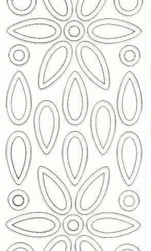 Ellipssticker SILVER