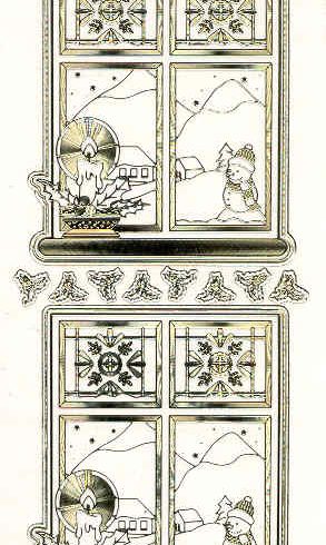 Ääriviivatarra, talvi-ikkuna