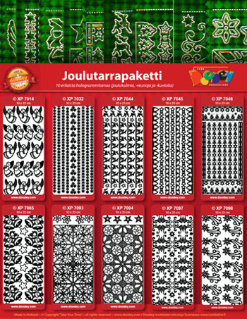 Joulutarrapaketti (10kpl) vihreä