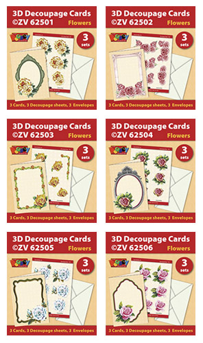 VALIKOIMA ruusu - korttipaketteja