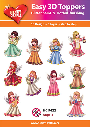Hearty Crafts Easy 3D Toppers 3D-paketti enkelit