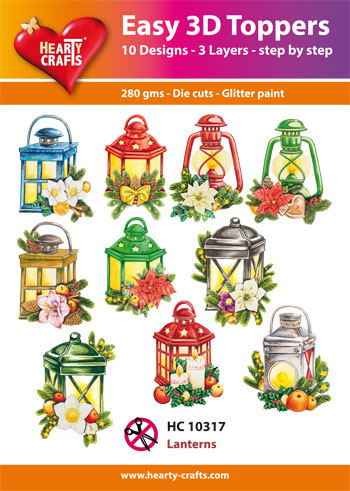 Hearty Crafts Easy 3D Toppers 3D-paketti