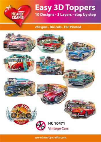 Hearty Crafts Easy 3D Toppers 3D-paketti