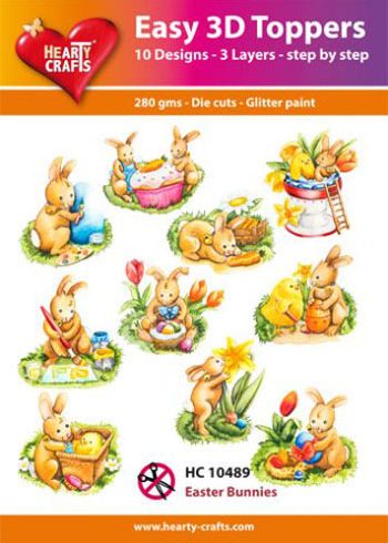 Hearty Crafts Easy 3D Toppers 3D-paketti
