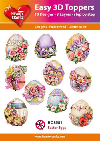 Hearty Crafts Easy 3D Toppers 3D-paketti