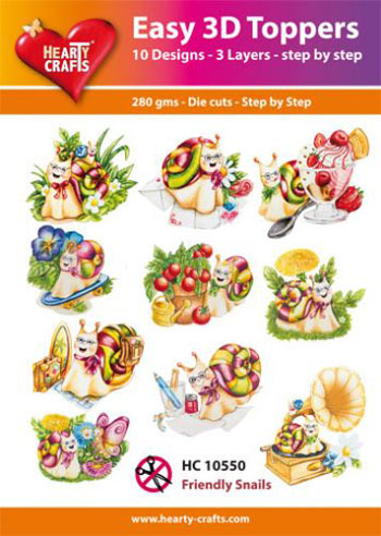 Hearty Crafts Easy 3D Toppers 3D-paketti