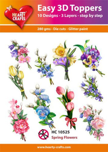 Hearty Crafts Easy 3D Toppers 3D-paketti