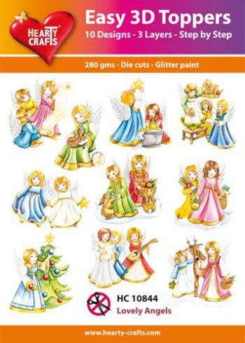 Hearty Crafts Easy 3D Toppers – 3D-paketti Enkelit