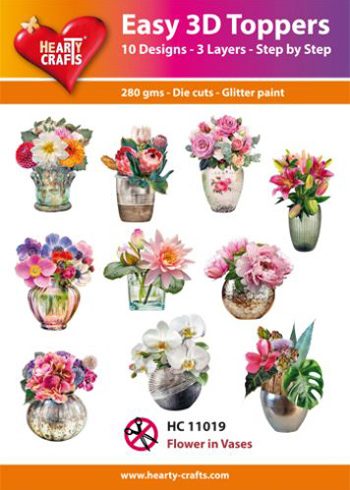 Hearty Crafts 3D-paketti kukkamaljakot
