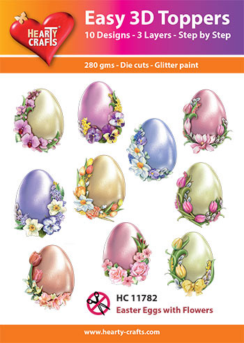 Hearty Crafts 3D-paketti pääsiäismunat