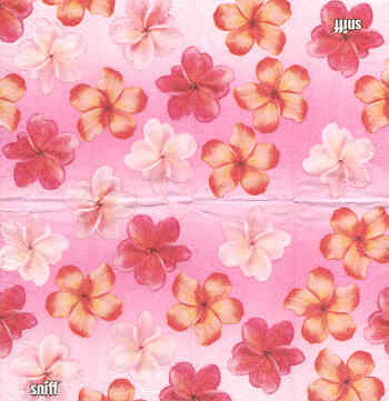 En näsduk, blommor
