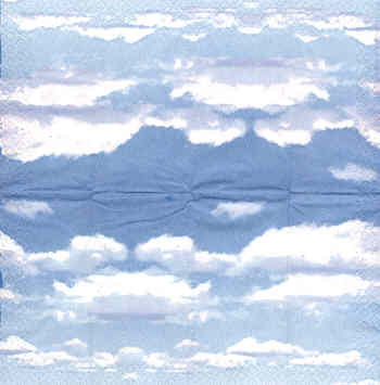 En näsduk, himmel