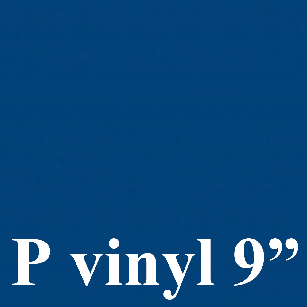Vinyyli 9" sininen