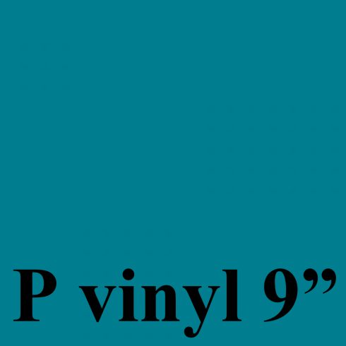 Vinyyli 9" turkoosi
