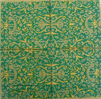 Lautasliina, ornamentti