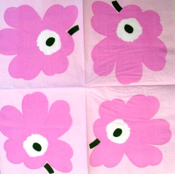 En servett, Marimekko