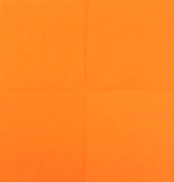 En servett, orange