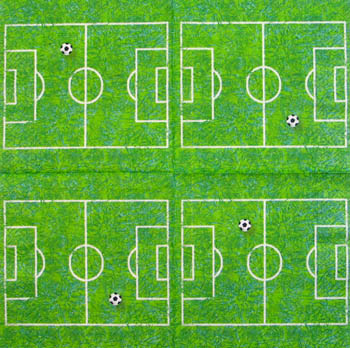 En servett, fotbollspelare