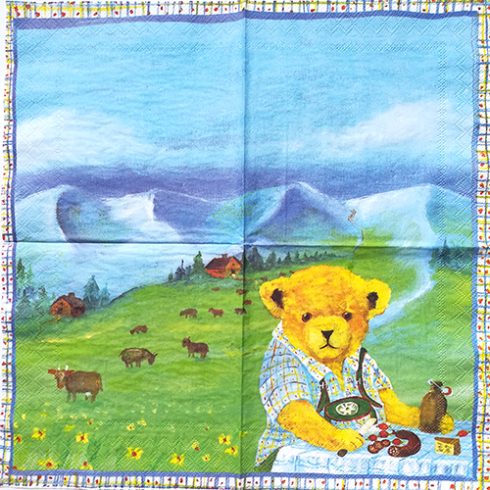 Lautasliina, Asger nalle