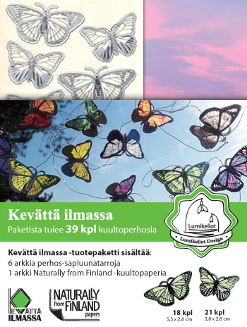 Kuultoperhonen (39kpl) Huhtasinisiipi