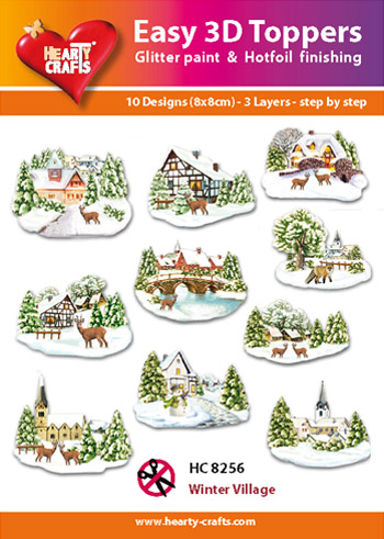 Hearty Crafts Easy 3D Toppers 3D-paketti