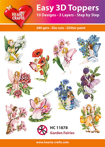 Hearty Crafts 3D-paketti Easy 3D Toppers