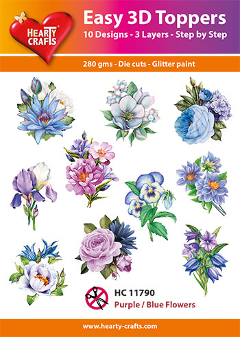 Hearty Crafts HC11790 Easy 3D Toppers 3D-paketti