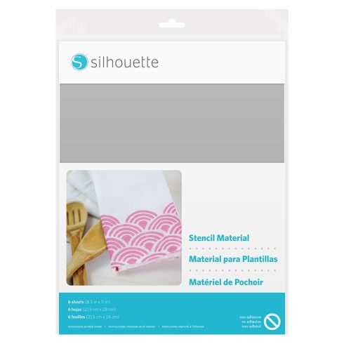 Silhouette sapluunamateriaali