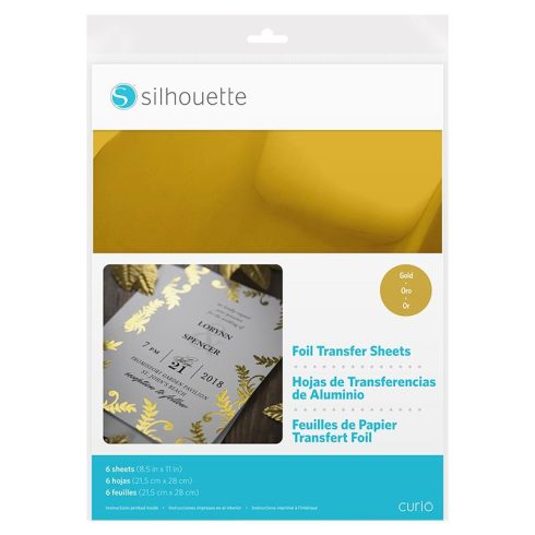 Silhouette folioarkit kulta 6 kpl