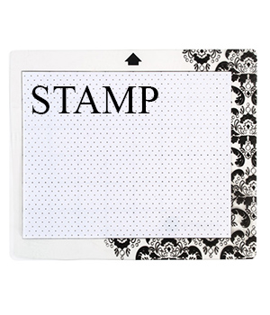silhouette cameo portrait stamping leimasimet