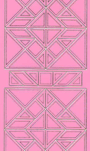 Ääriviivatarra, geometriset kuviot