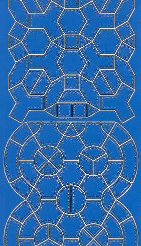 Ääriviivatarra, geometriset kuviot
