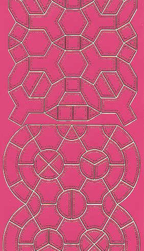 Ääriviivatarra, geometriset kuviot