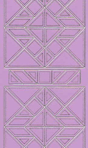 Ääriviivatarra, geometriset kuviot