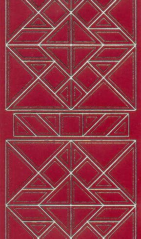 Ääriviivatarra, geometriset kuviot