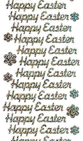 Ääriviivatarra, Happy Easter
