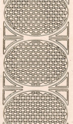 Ääriviivatarra, geometriset kuviot