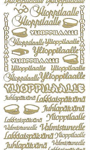 Ääriviivatarra, ylioppilas