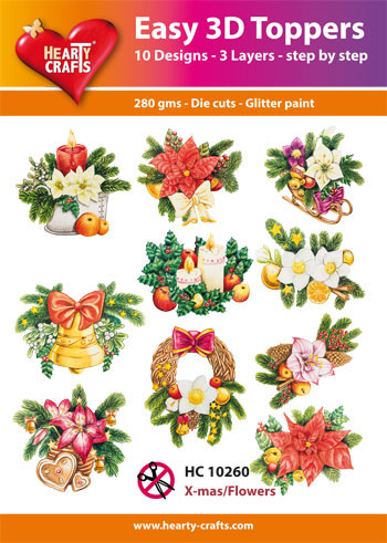Hearty Crafts Easy 3D Toppers 3D-paketti