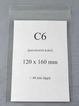 Muovitasku peruskortti