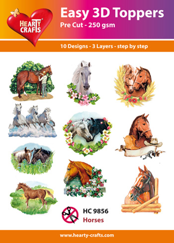 Hearty Crafts Easy 3D Toppers 3D-paketti