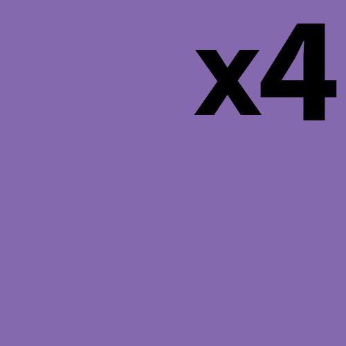 Kartonki 30x30cm violetti 240g (4 kpl)
