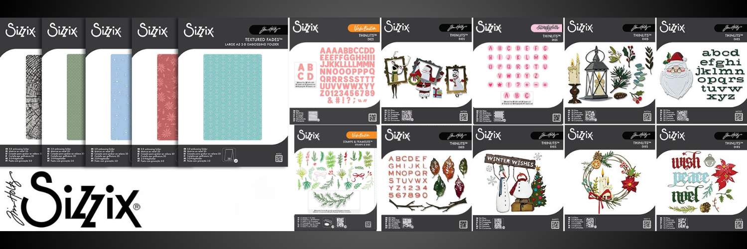 Sizzix Tim Holtz Vault stanssit 2026 Banneri