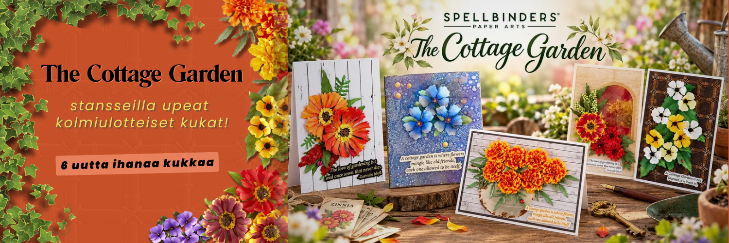 The Cottage Garden Spellbinders Banneri